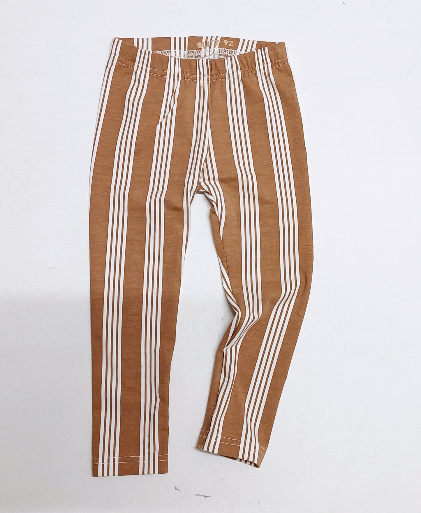 Sale maat 98 legging stripes bruin