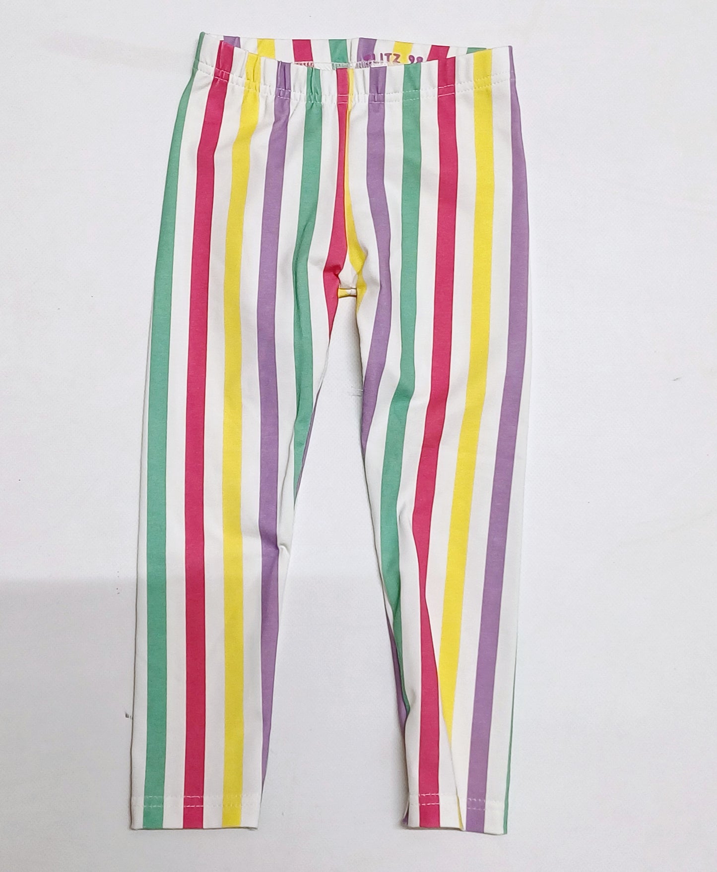 Sale maat 98 legging bright stripes