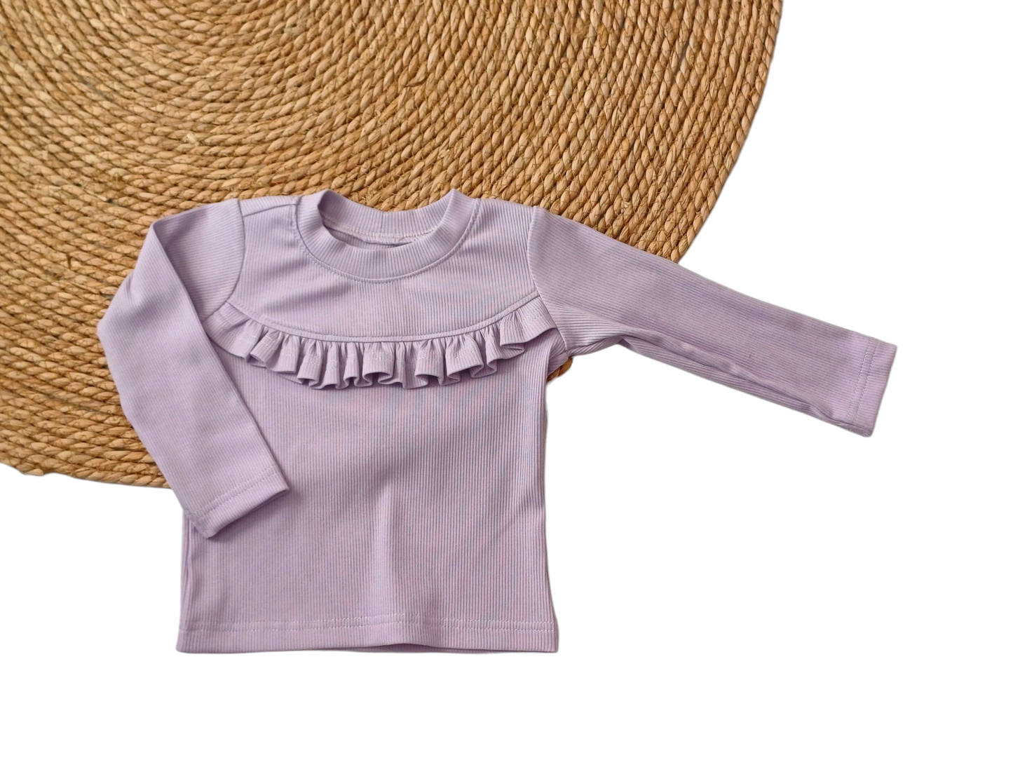 Longsleeve Madeleine fijne rib (in verschillende kleuren)