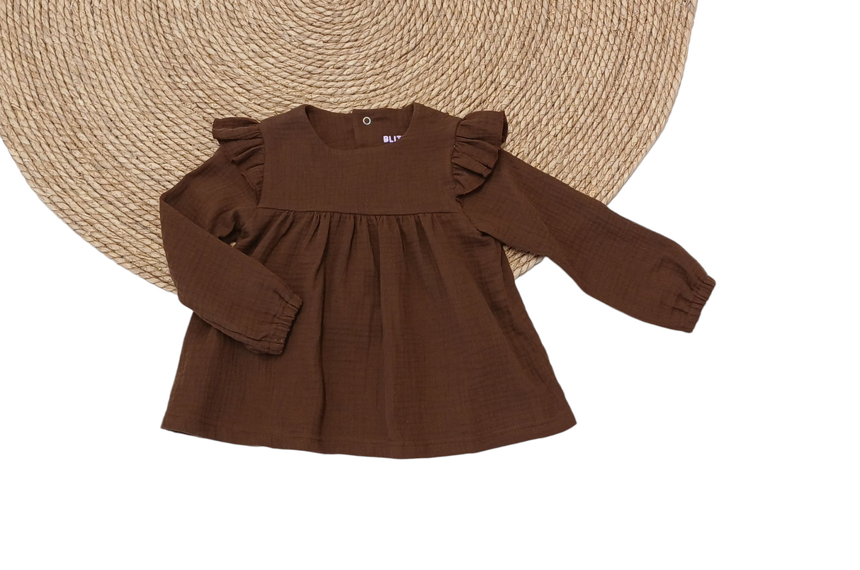 Blouse Olivia bruin