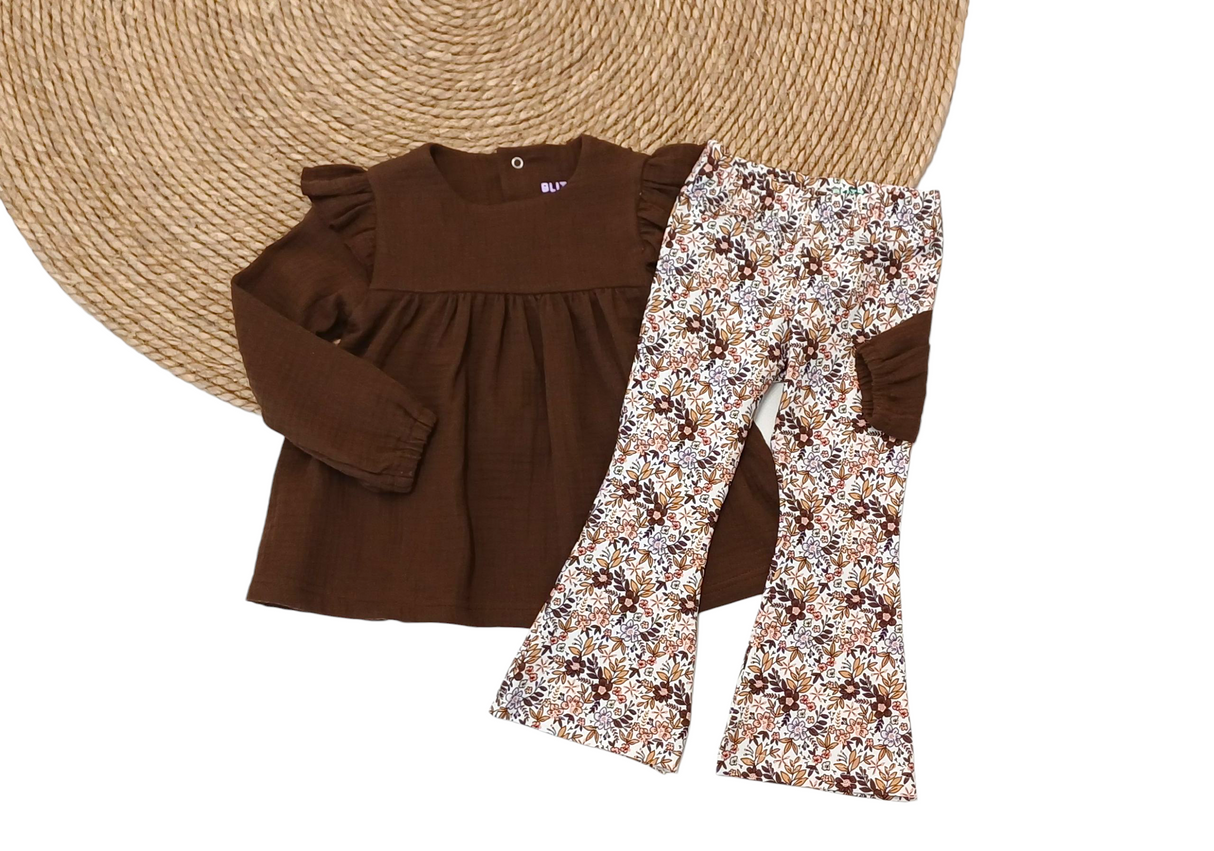 Blouse Olivia bruin