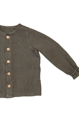 Vest Marie dots gebreid khaki