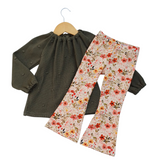 Top Charlotte dots gebreid khaki