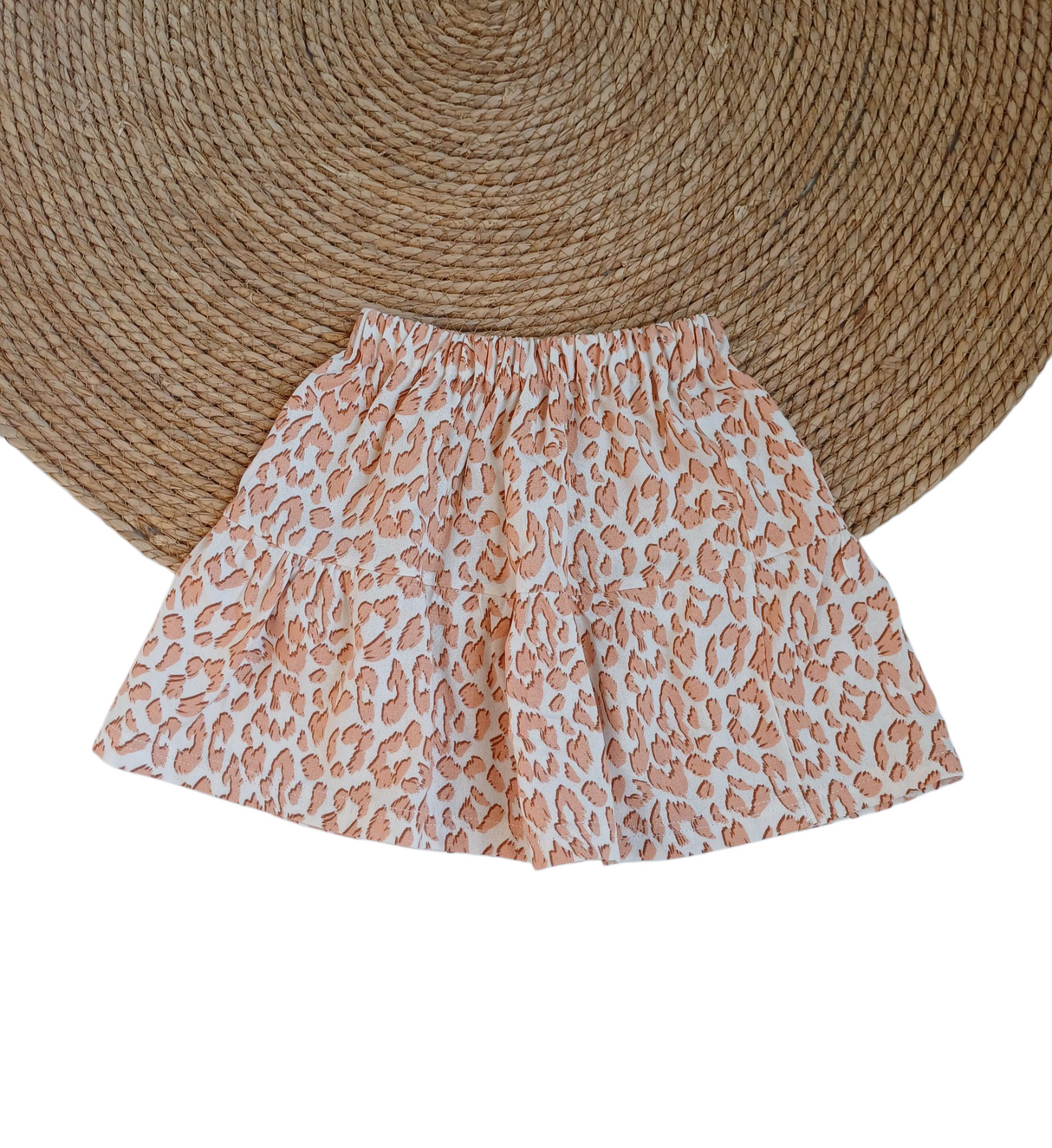 Rokje Belle leopard love naturel