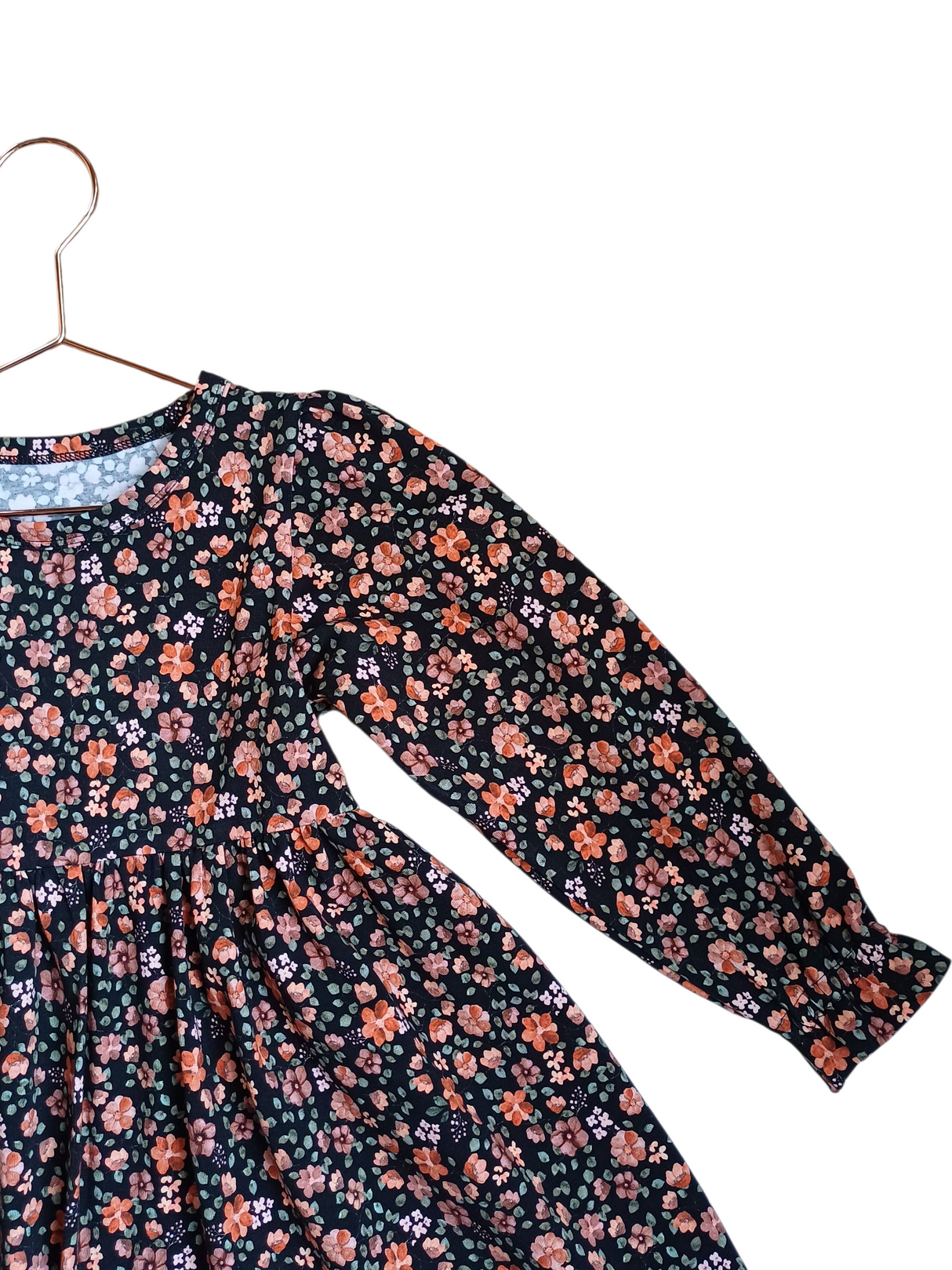 Jurk Milou rusty flowers