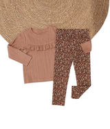 Longsleeve Madeleine ajour perzik