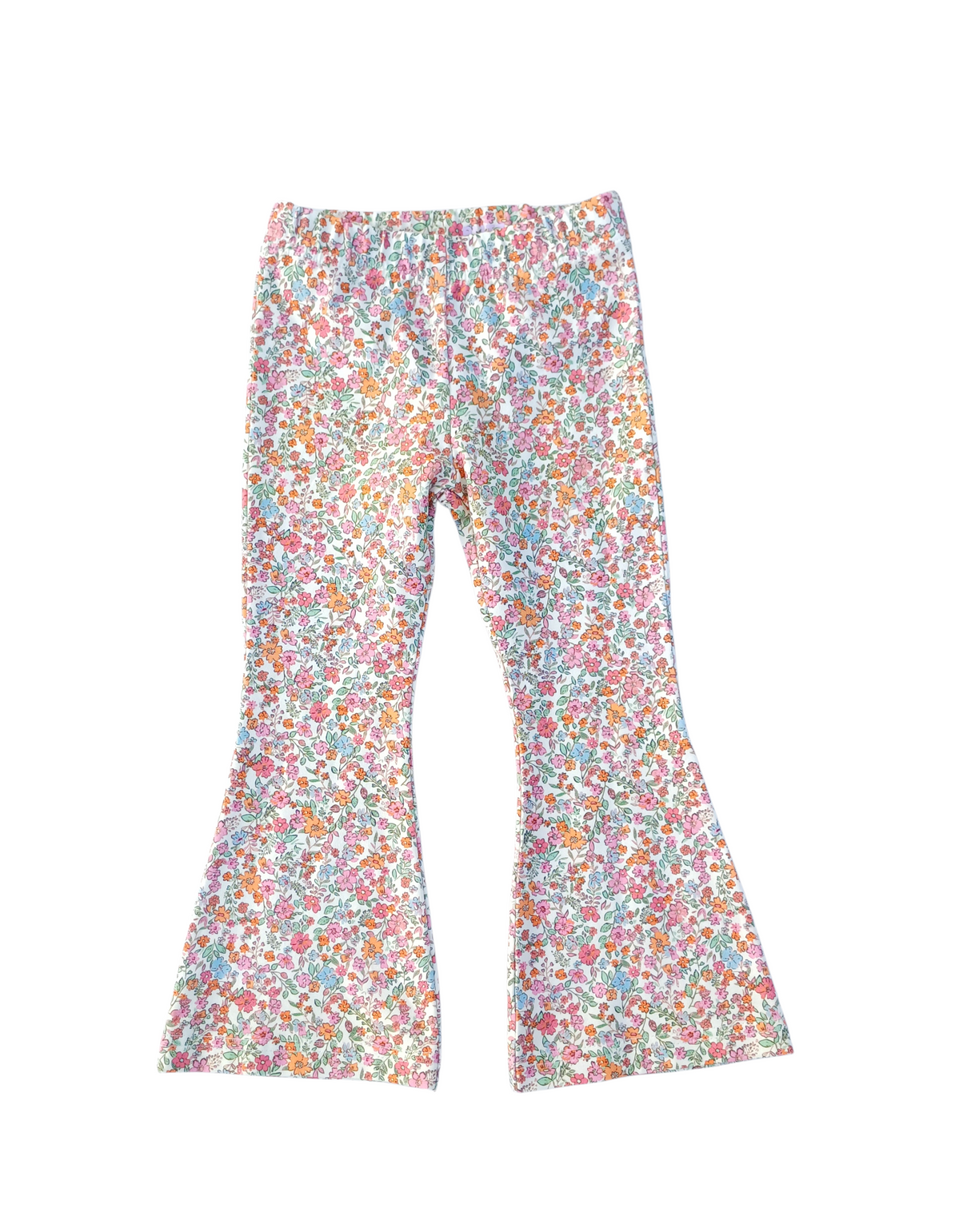 Flared broek floral crush