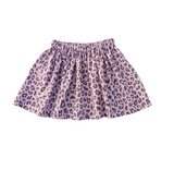 Rokje Steffie linnen leopard love lilac