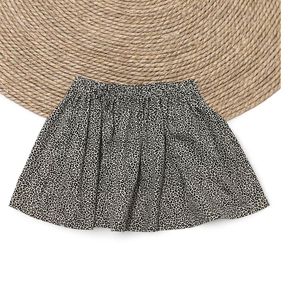 Rokje Steffie mini panter zand