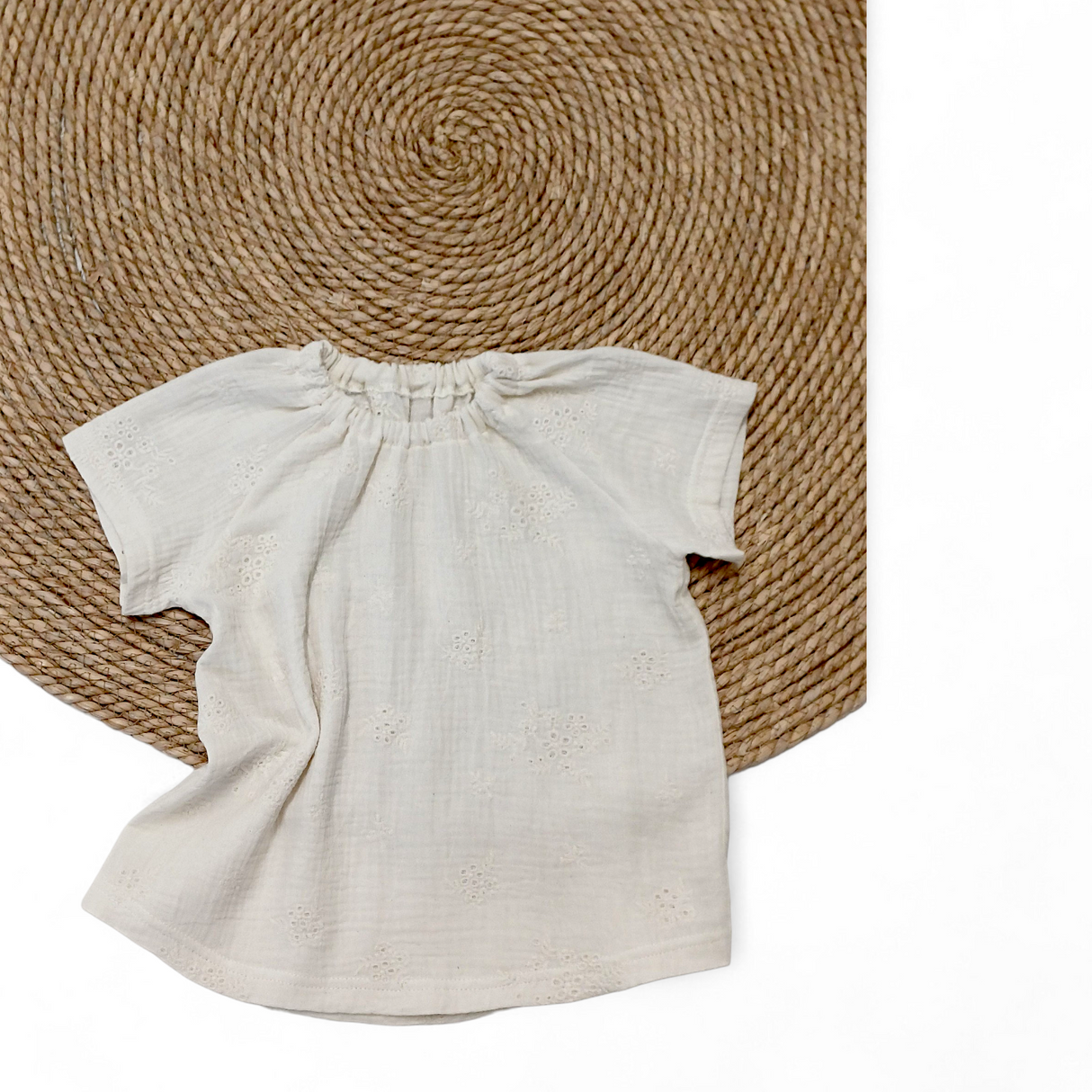 Blouse Fabiënne broderie room