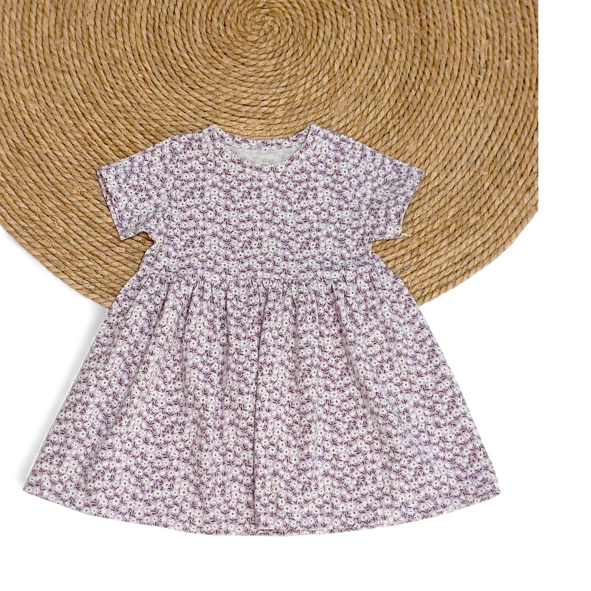 Jurk Kiki floral lilac