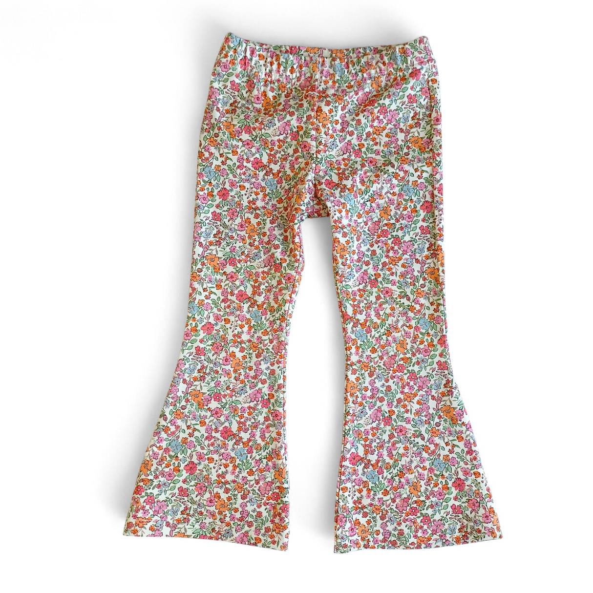 Flared broek floral crush