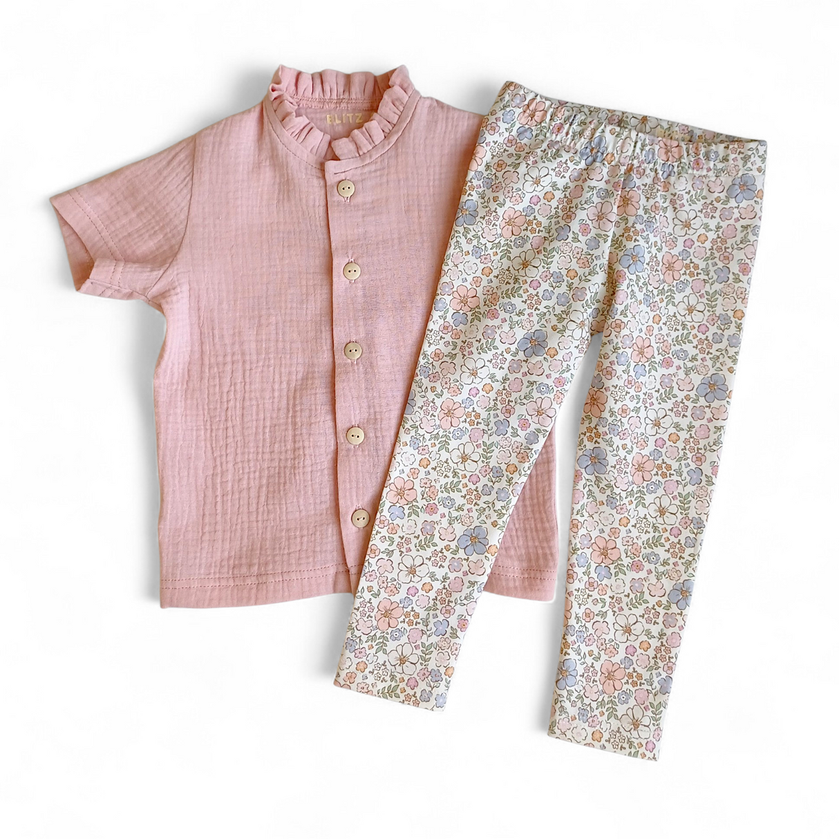 Blouse Aukje hydrofiel zachte roze