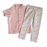 Blouse Aukje hydrofiel zachte roze