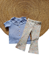 Blouse Robin hydrofiel blauw/lila