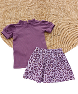 Shirt Lana fijne rib aubergine