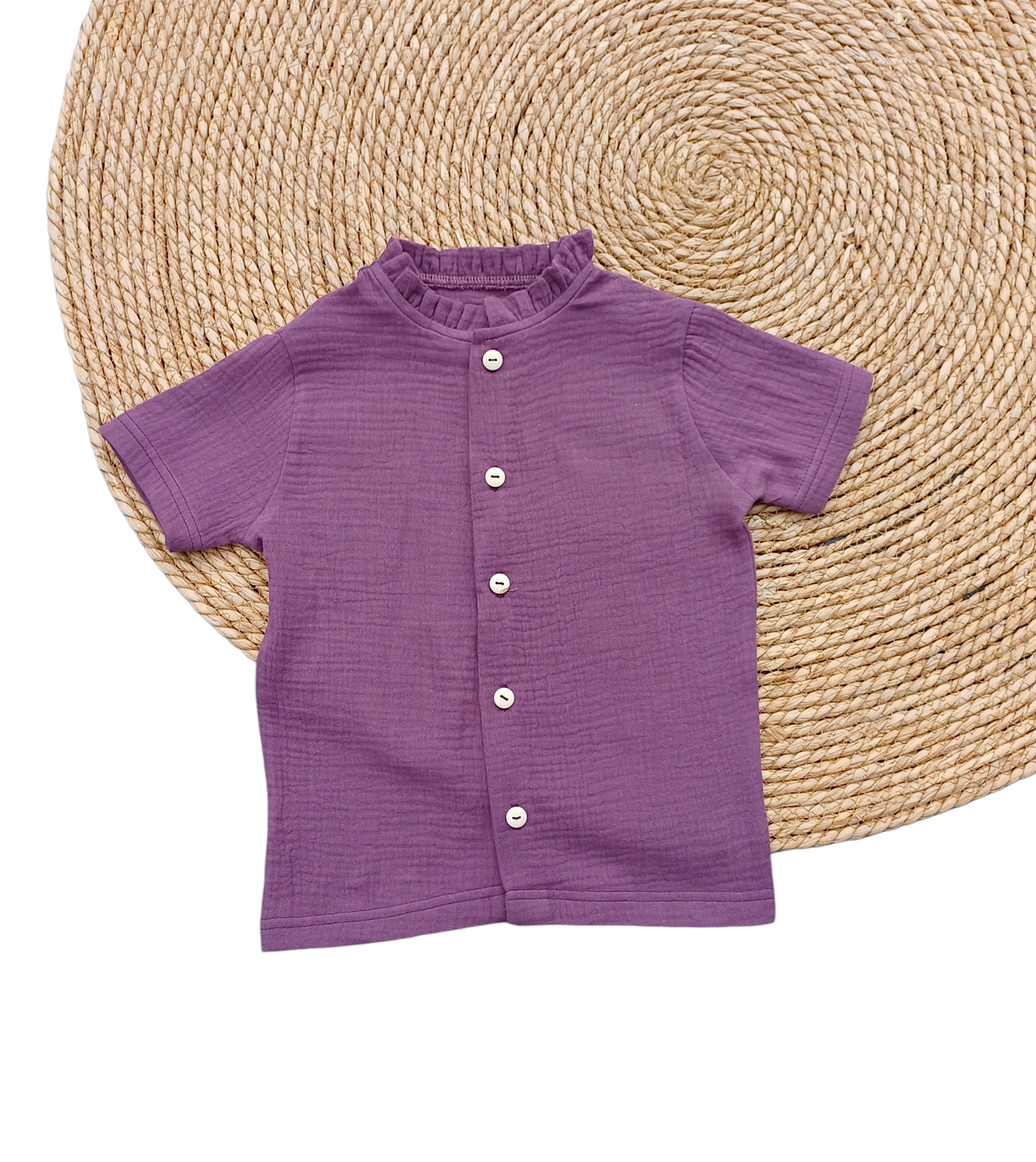 Blouse Aukje hydrofiel aubergine