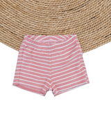 Short Britt badstof roze/ecru gestreept