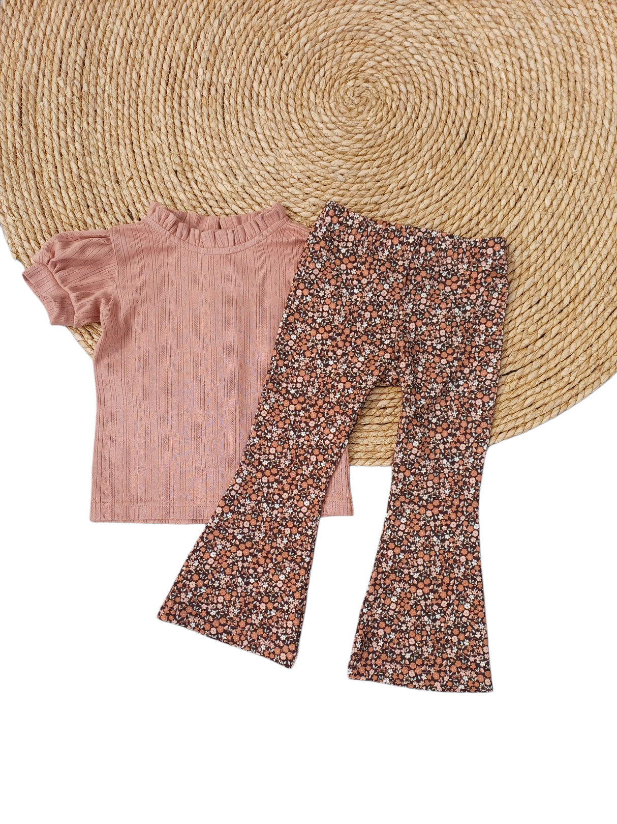 Flared broek ultimate brown
