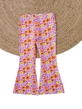 Flared broek yellow retro