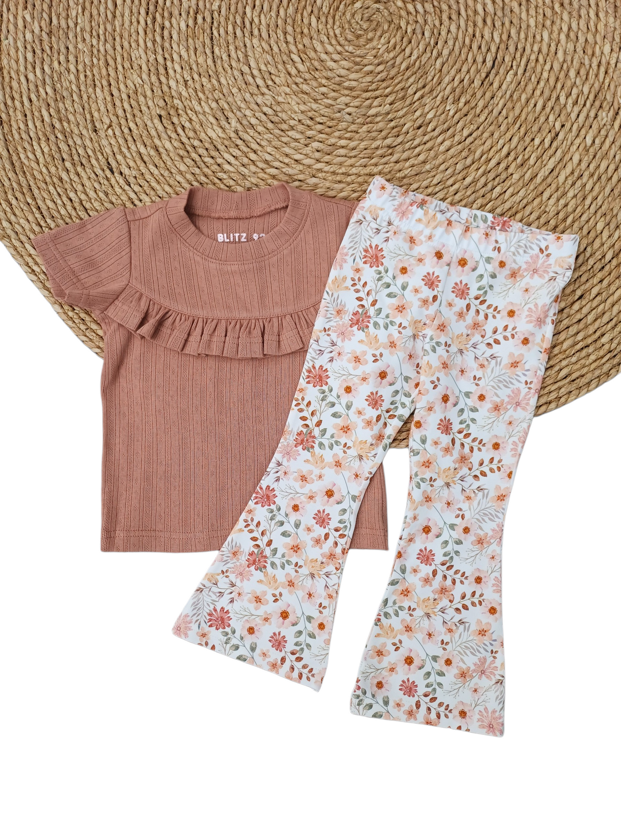 Flared broek peachy