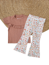 Flared broek peachy