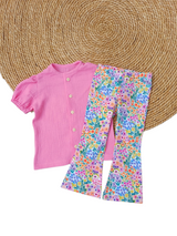 Flared broek tropicana