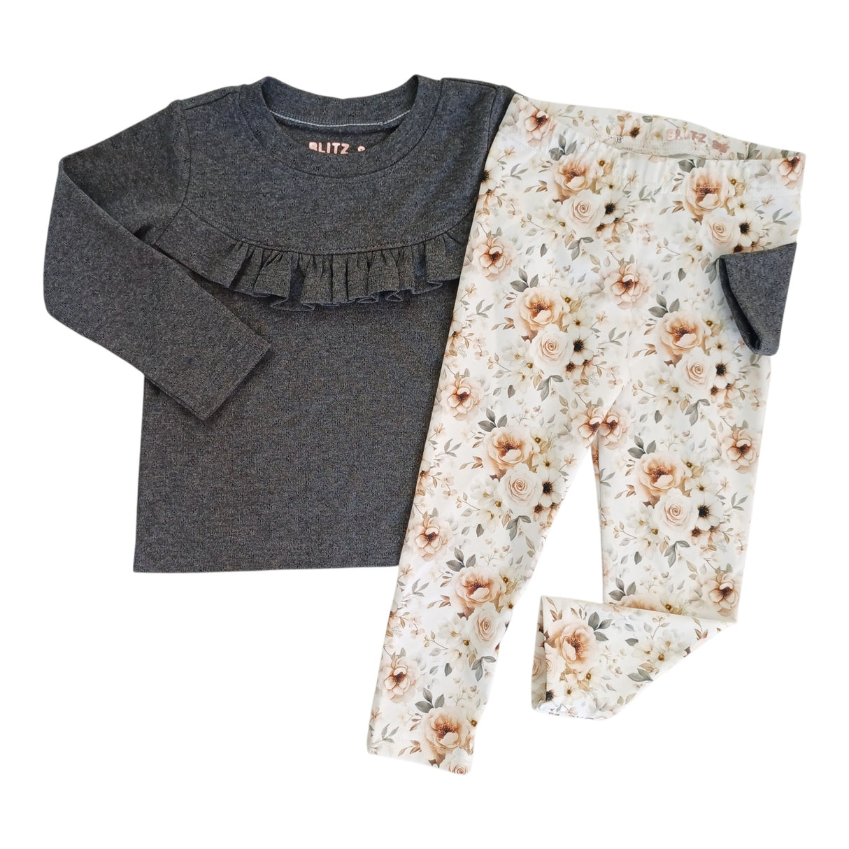 Longsleeve Madeleine ajour donker grijs