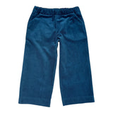 Wide leg broek Flore babyrib petrol