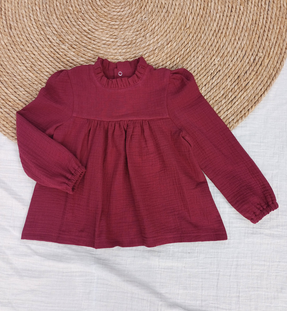Blouse Merel bordeaux