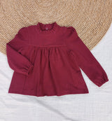 Blouse Merel bordeaux