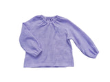 Blouse Fabiënne broderie grote boem lila