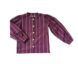 Blouse Fay burgundy bloemenslinger