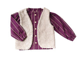 Blouse Fay burgundy bloemenslinger