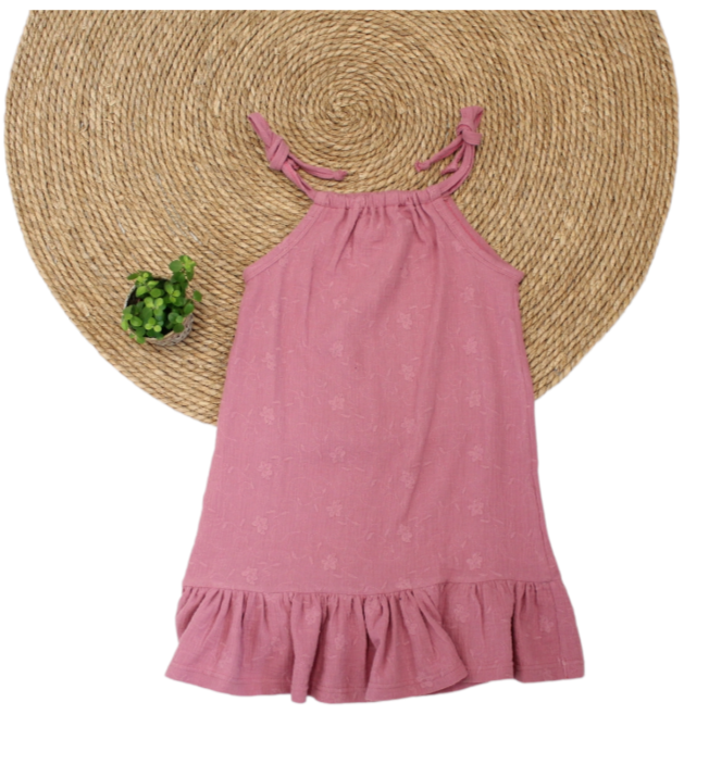 Broderie zomerjurk Lisa in kleur naar keuze