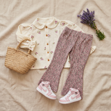 Flared broek millefleurs