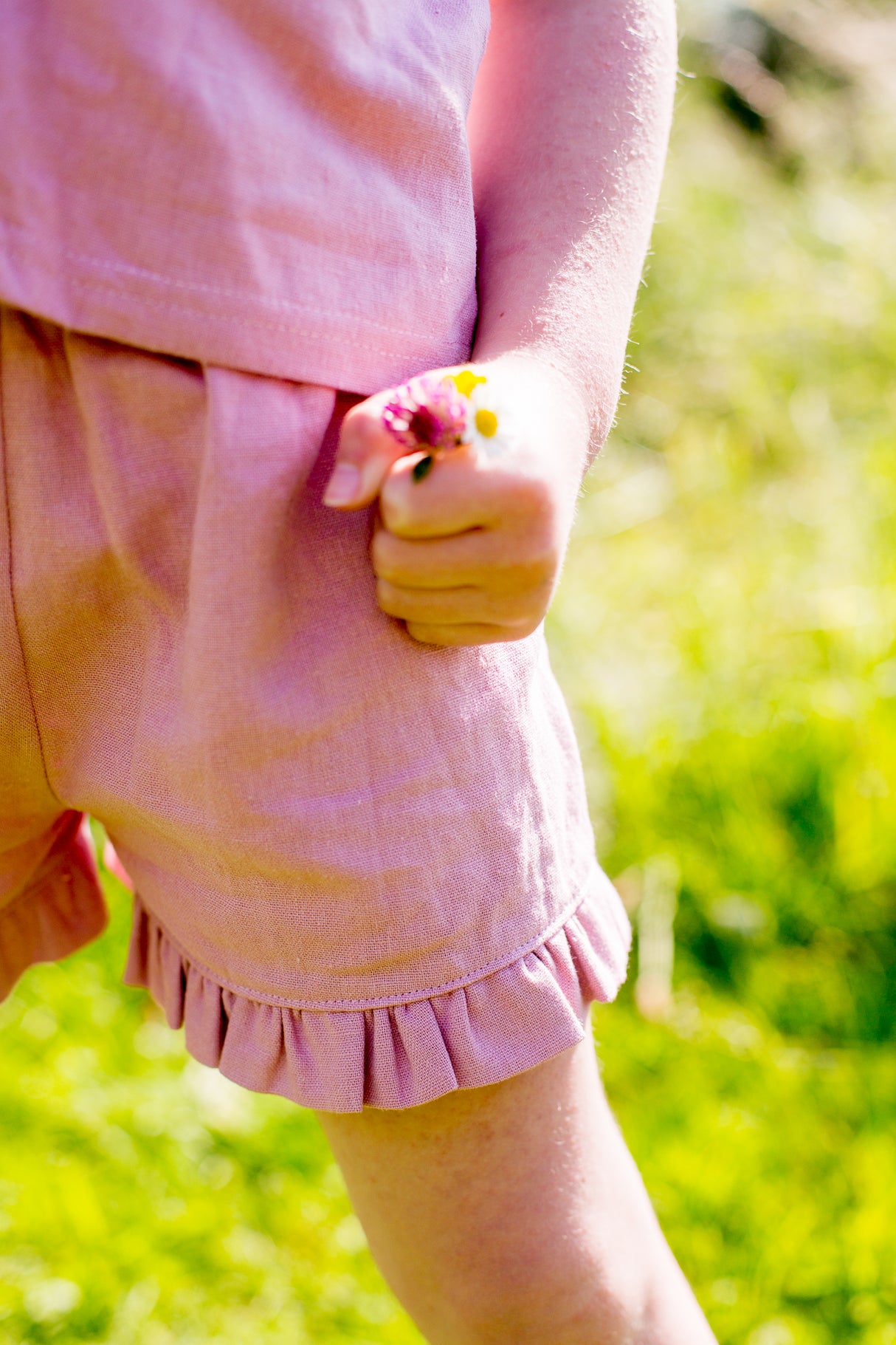 Short Lola linnen in verschillende kleuren/prints