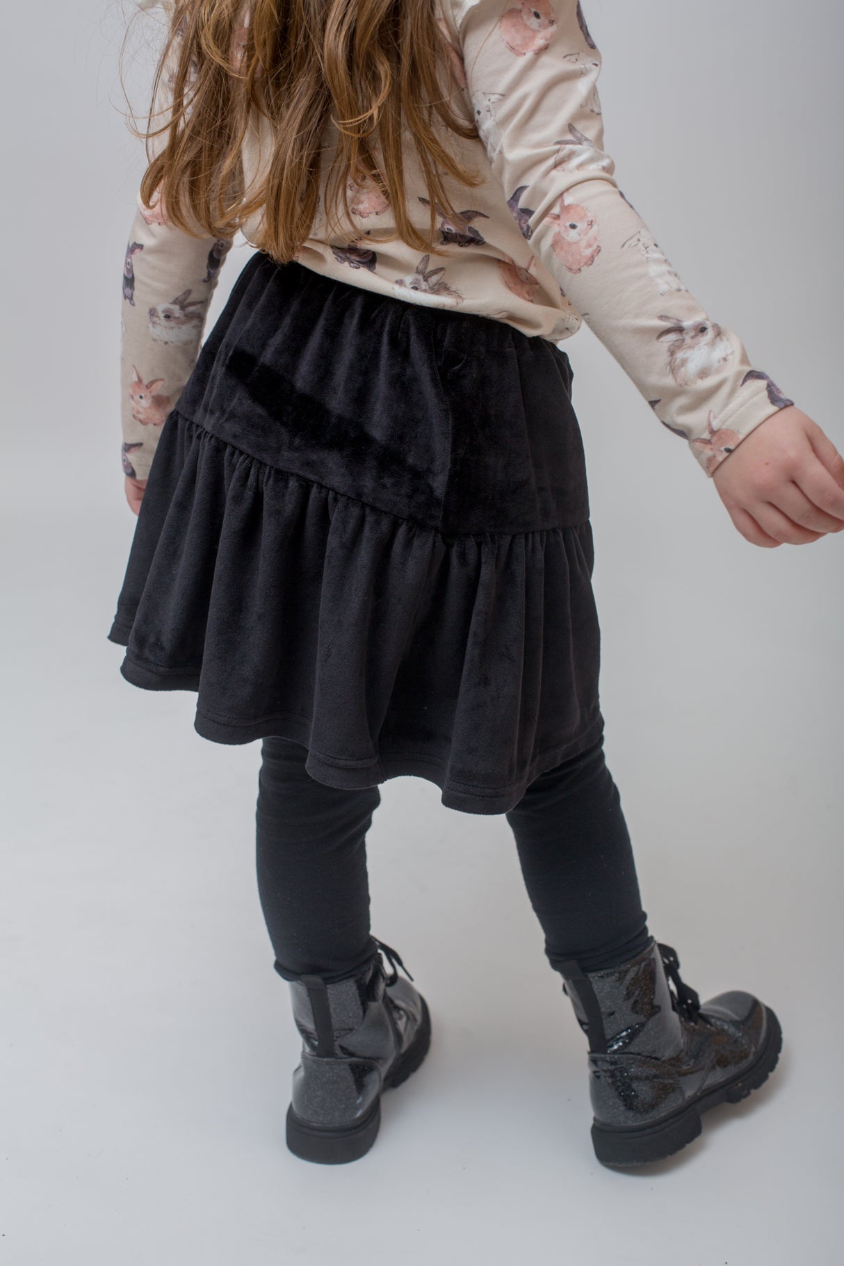 Rokje Belle velours in 4 kleuren