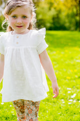 Blouse Emilie broderie korte mouw