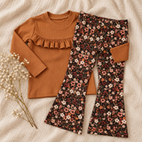 Longsleeve Madeleine cognac (fijne rib)