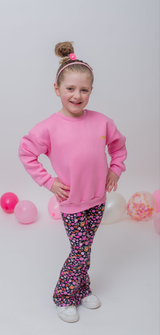Flared broek Julia bloemenprint