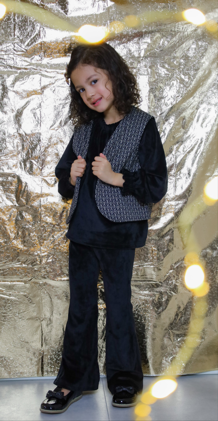 Flared broek  velours in 4 kleuren