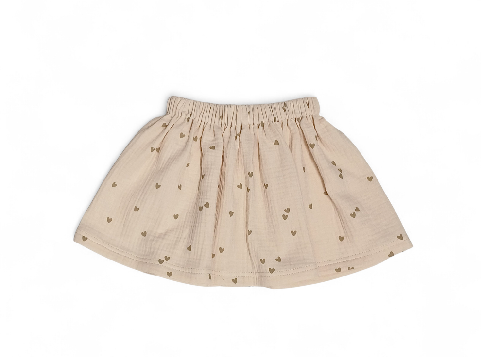 Rokje Steffie hearts beige