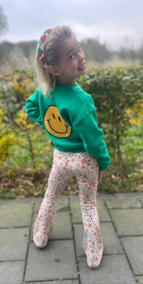 Flared broek Julia bloemenprint