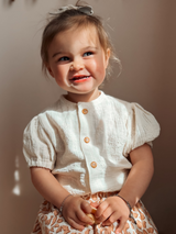 Blouse Fay broderie crème