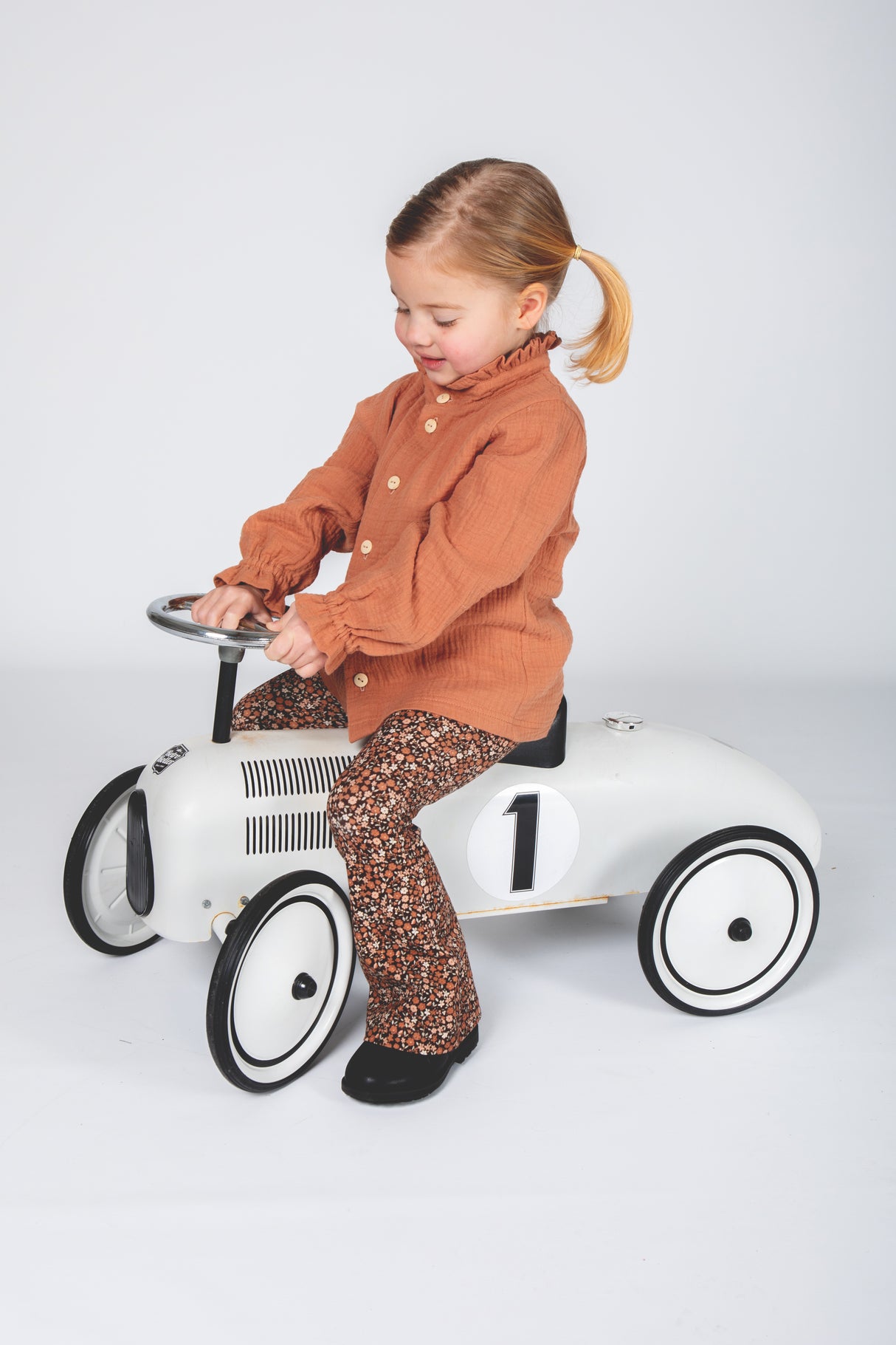 Flared broek ultimate brown