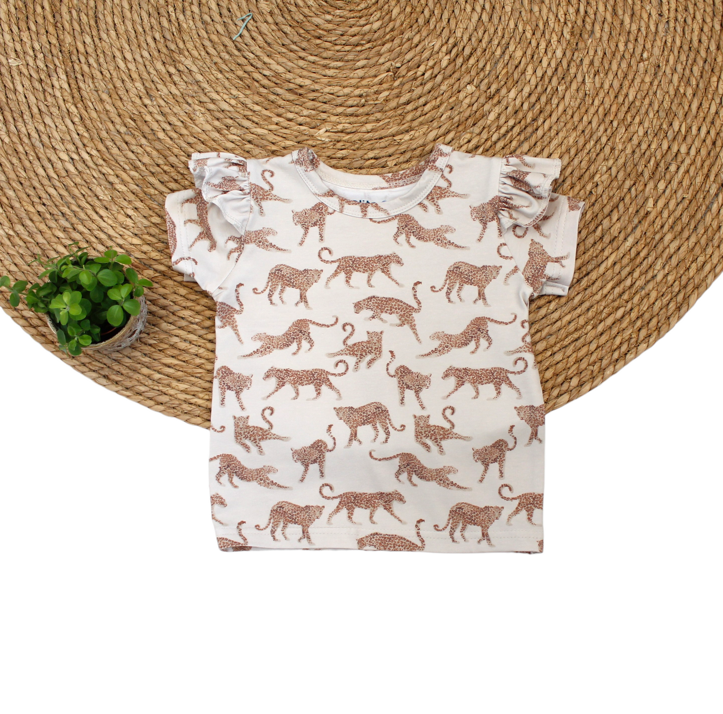 Basic T-shirt Sam in dierenprint naar keuze