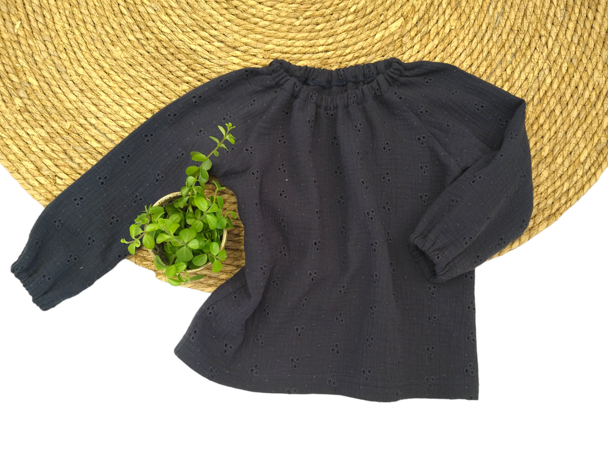 Blouse Fabiënne broderie in verschillende kleuren