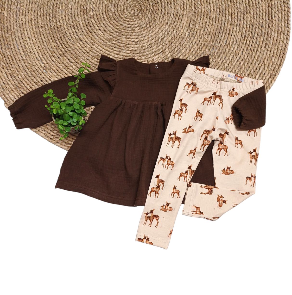 Blouse Olivia bruin
