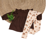 Blouse Olivia bruin